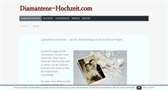 Desktop Screenshot of diamantene-hochzeit.com