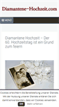 Mobile Screenshot of diamantene-hochzeit.com