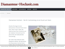 Tablet Screenshot of diamantene-hochzeit.com